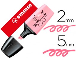 Marcador fluorescente Stabilo Boss mini tinta rosa pastel